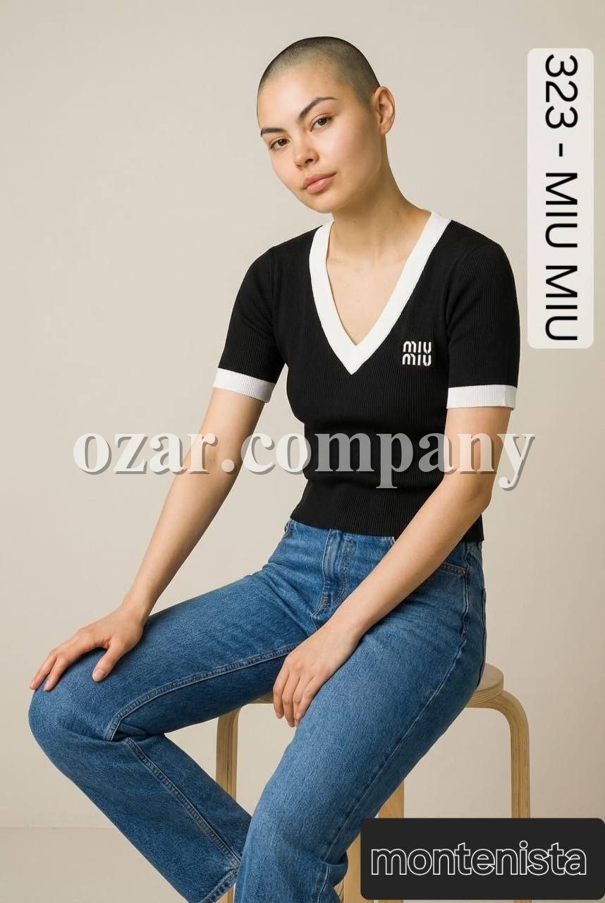 Женская Футболка Miu Miu