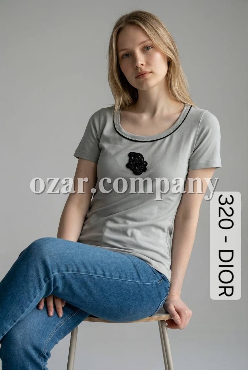 Женская Футболка Dior