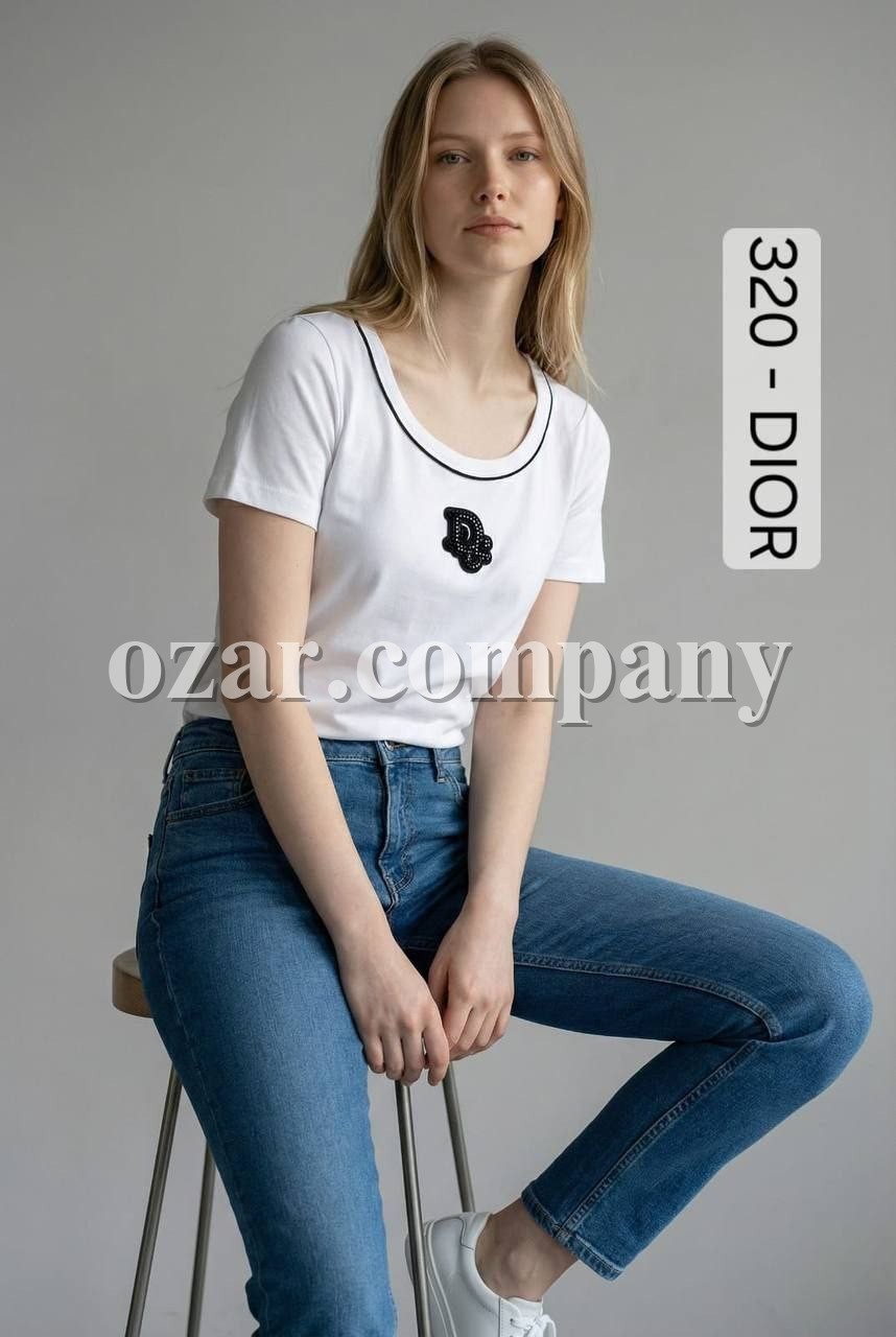 Женская Футболка Dior