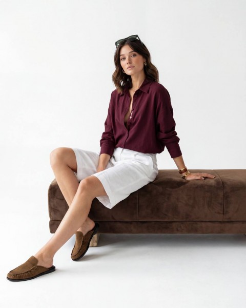 Женская Рубашка Fame