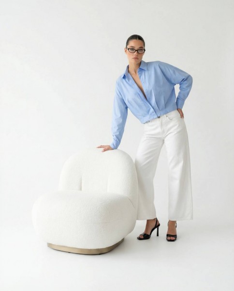 Женская Рубашка Fame