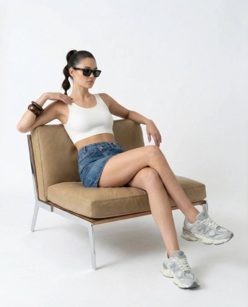 Женская Джинсовая Юбка Fame