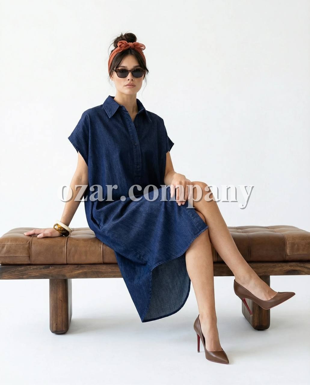 Женское Джинсовое Платье Fame