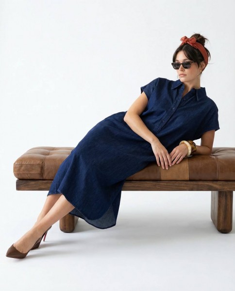 Женское Джинсовое Платье Fame