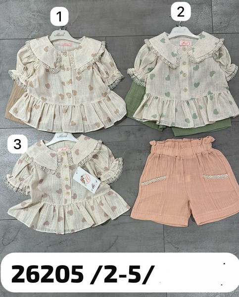 Муслиновый Костюм Для Девочки Misse (2-3-4-5лет)