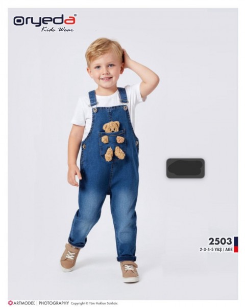 Джинсовый Комбинезон Для Мальчика Oryeda (2-3-4-5лет)