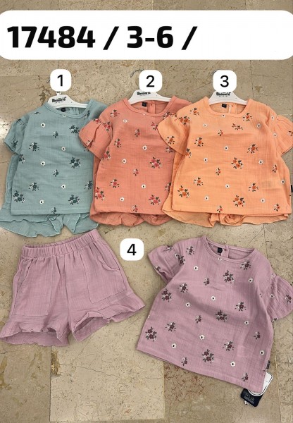 Муслиновый Костюм Для Девочки Miniworld (3-4-5-6лет) 