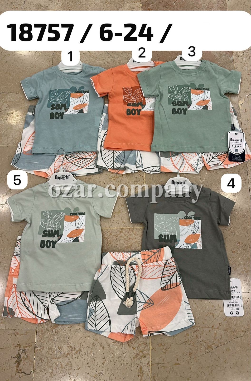 Костюм Для Мальчика Miniworld (6-12-18-24мес.)