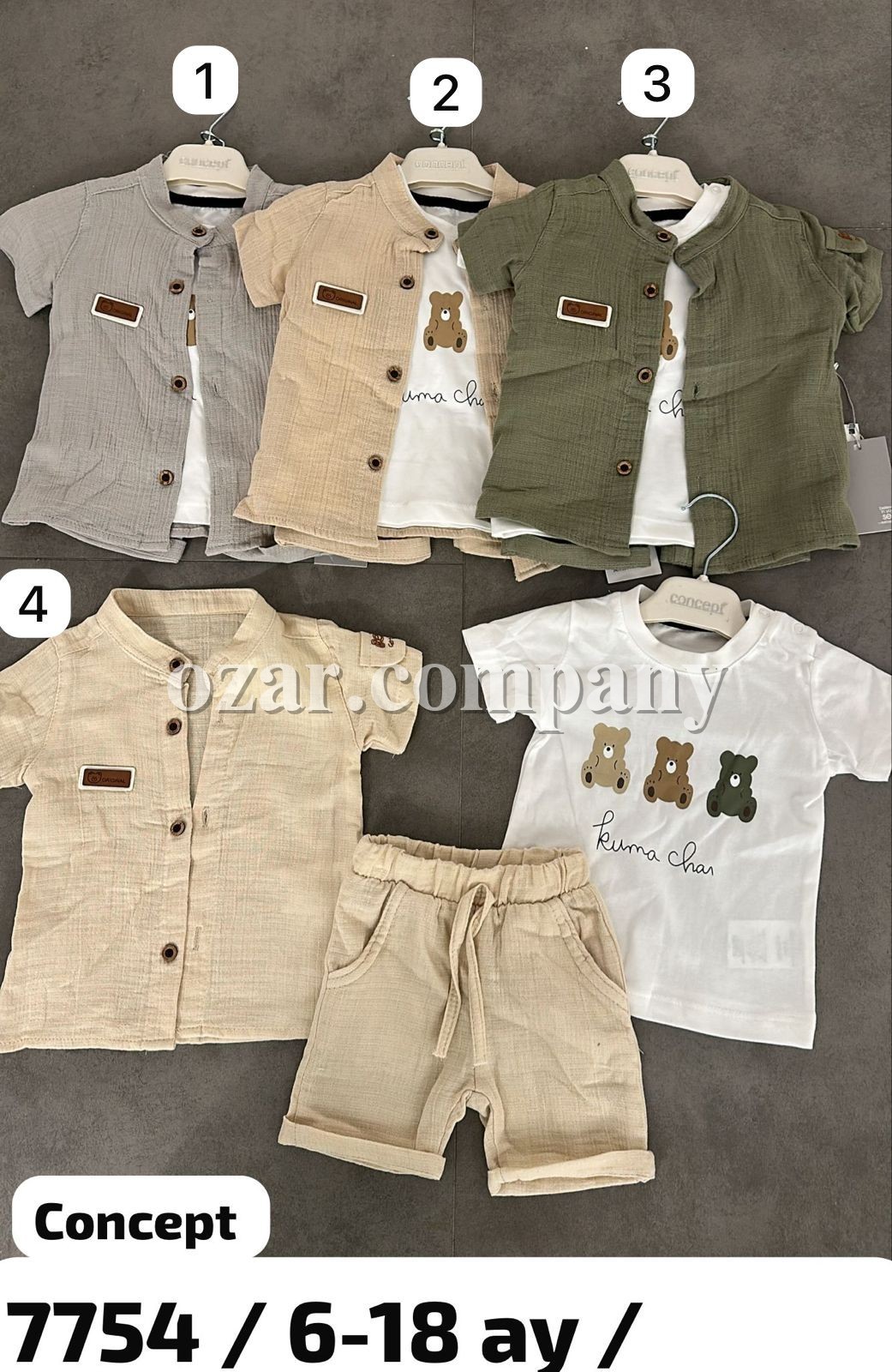 Костюм Тройка Для Мальчика Concept (6-9-12-18мес.)