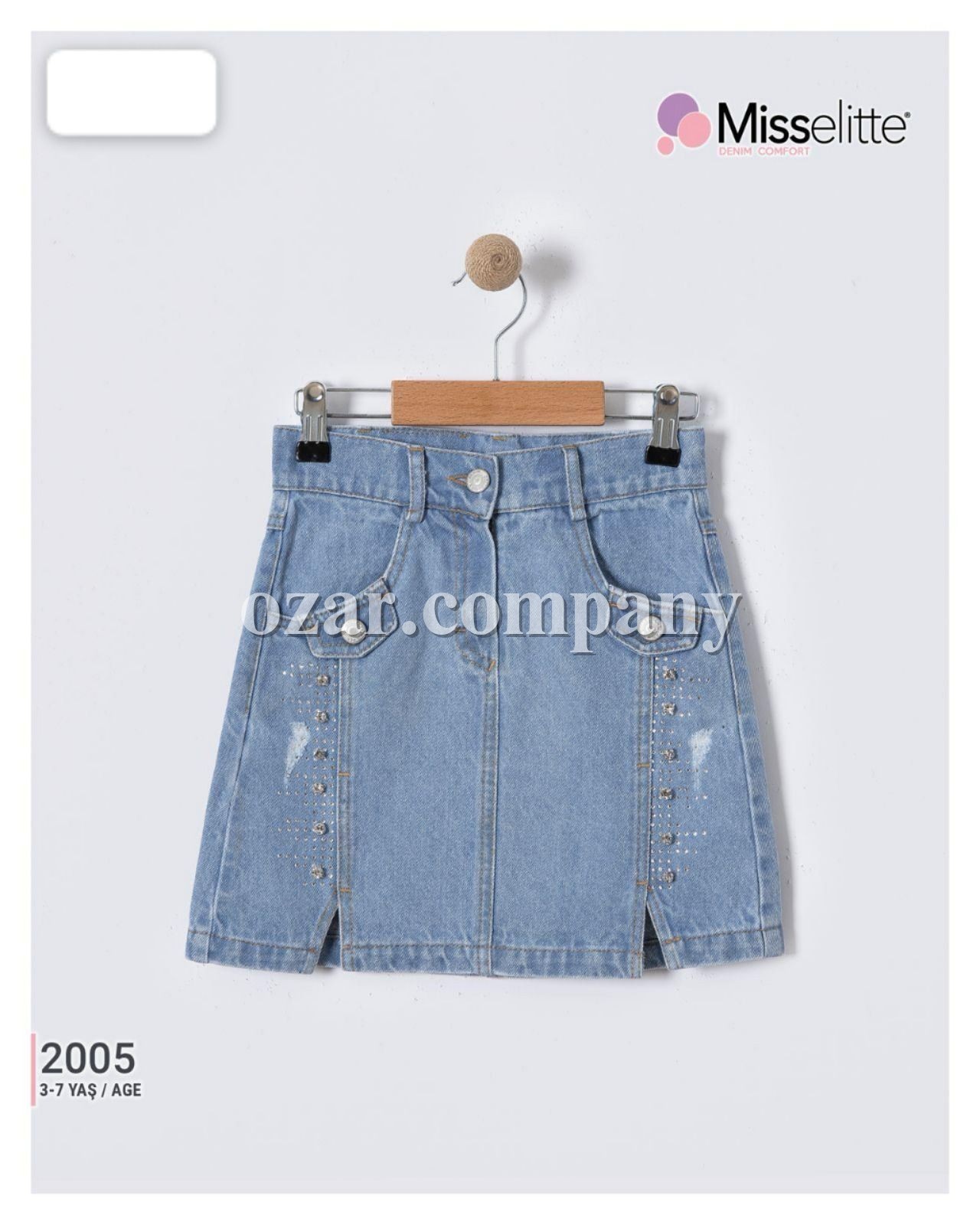 Джинсовая Юбка Для Девочки Misselitte (3-4-5-6-7лет) 