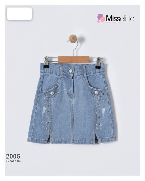 Джинсовая Юбка Для Девочки Misselitte (3-4-5-6-7лет) 