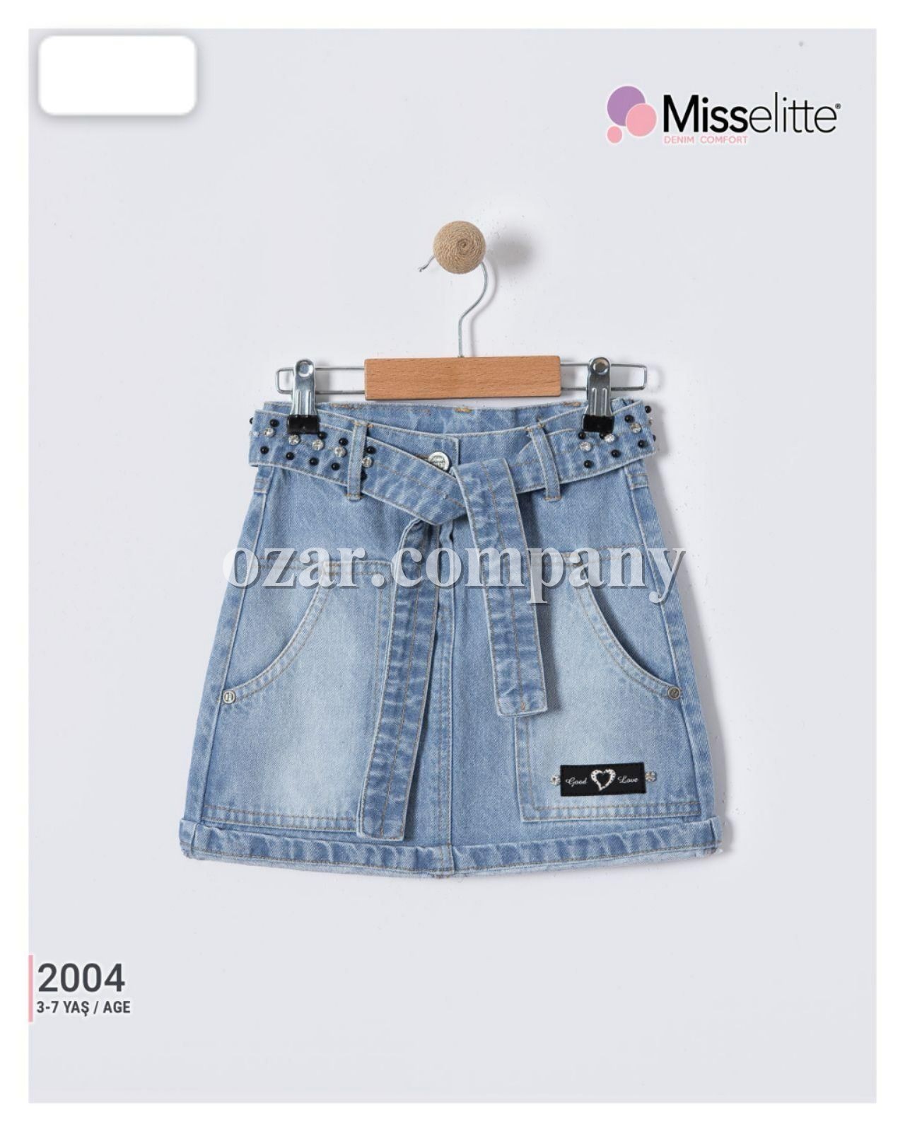 Джинсовая Юбка Для Девочки Misselitte (3-4-5-6-7лет) 