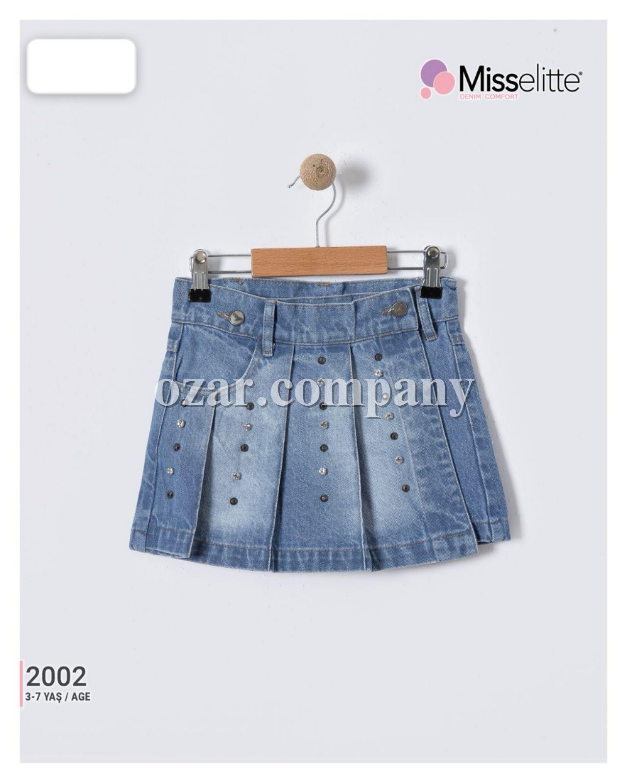 Джинсовая Юбка Для Девочки Misselitte (3-4-5-6-7лет) 