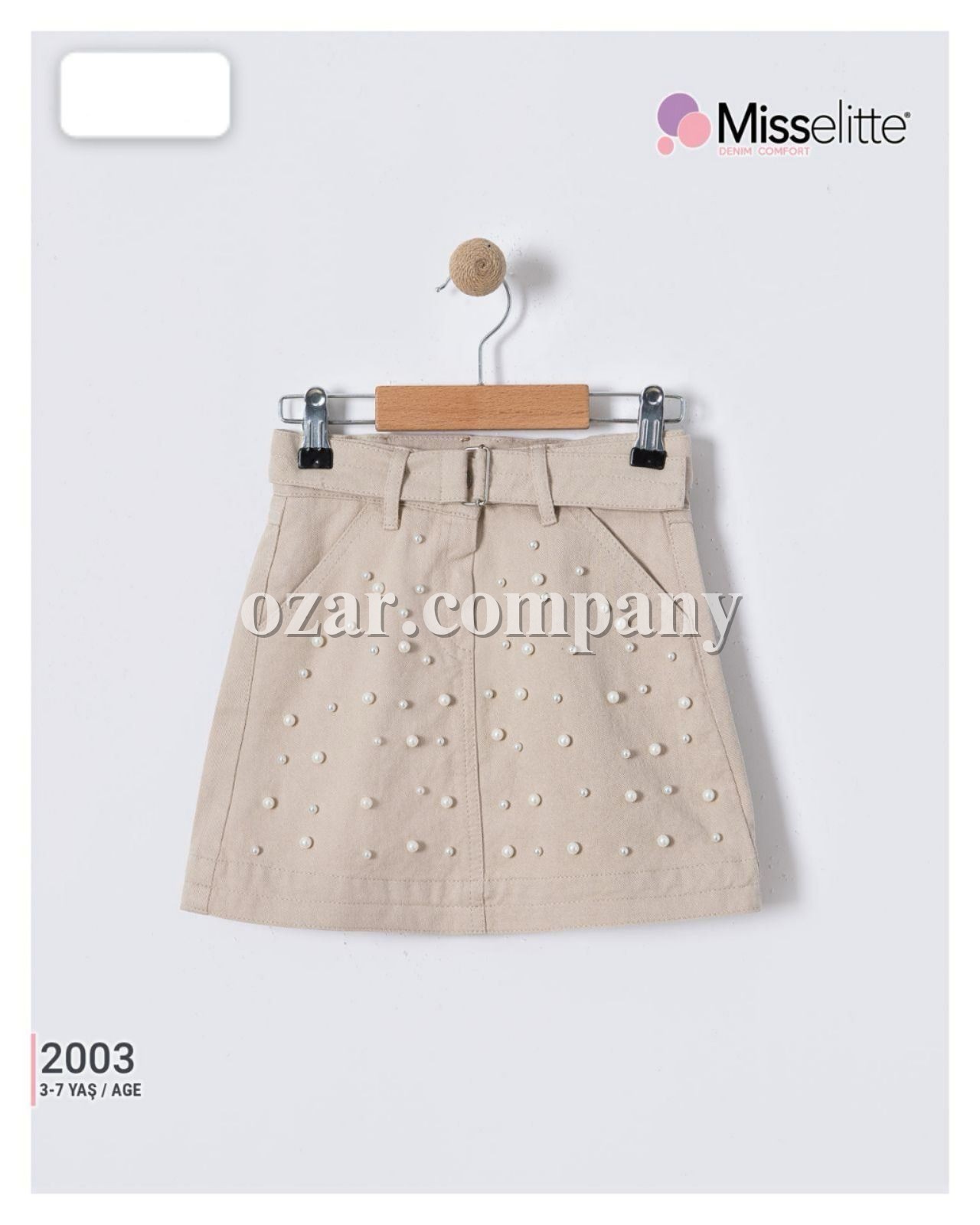 Джинсовая Юбка Для Девочки Misselitte (3-4-5-6-7лет) 