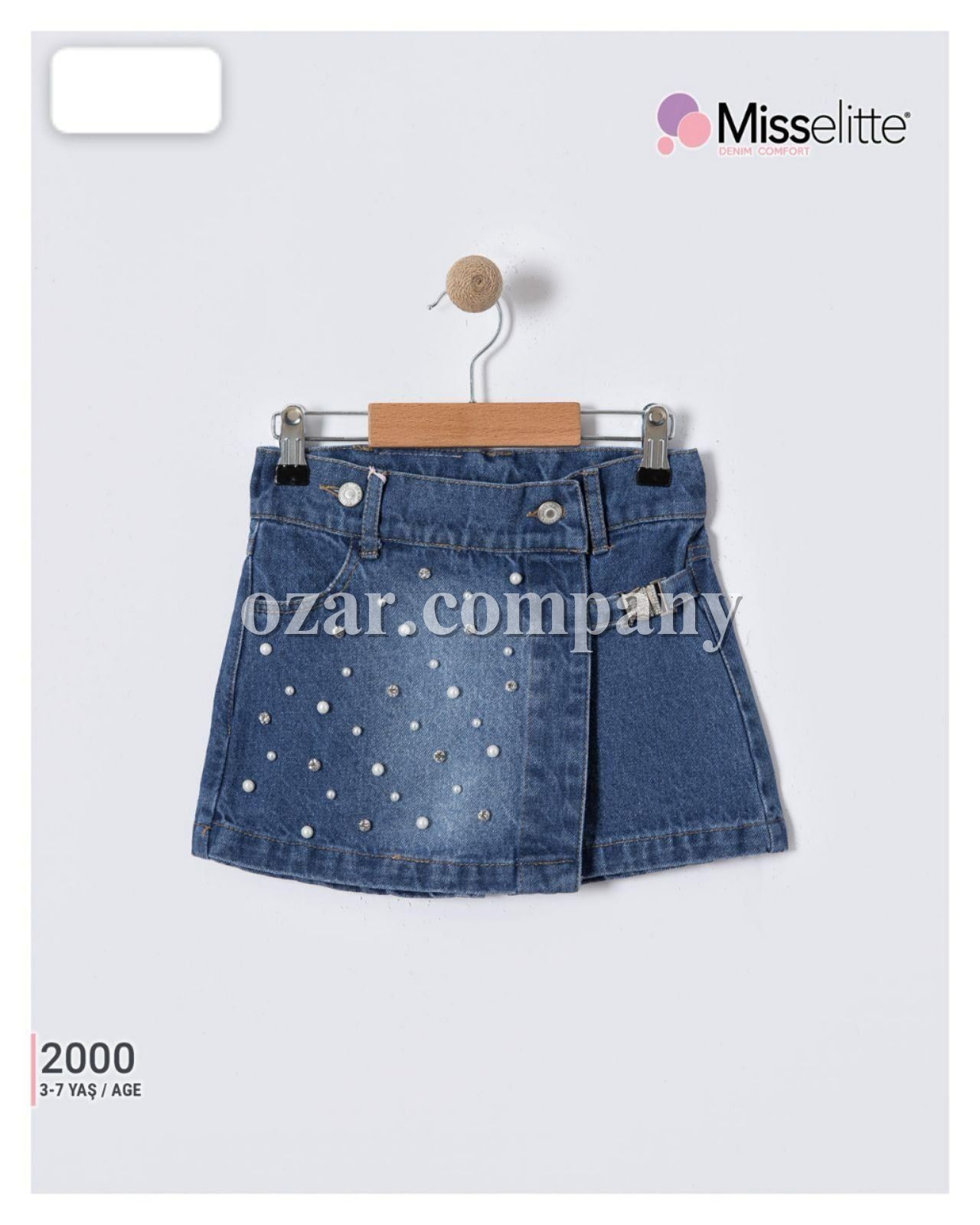 Джинсовая Юбка Для Девочки Misselitte (3-4-5-6-7лет) 