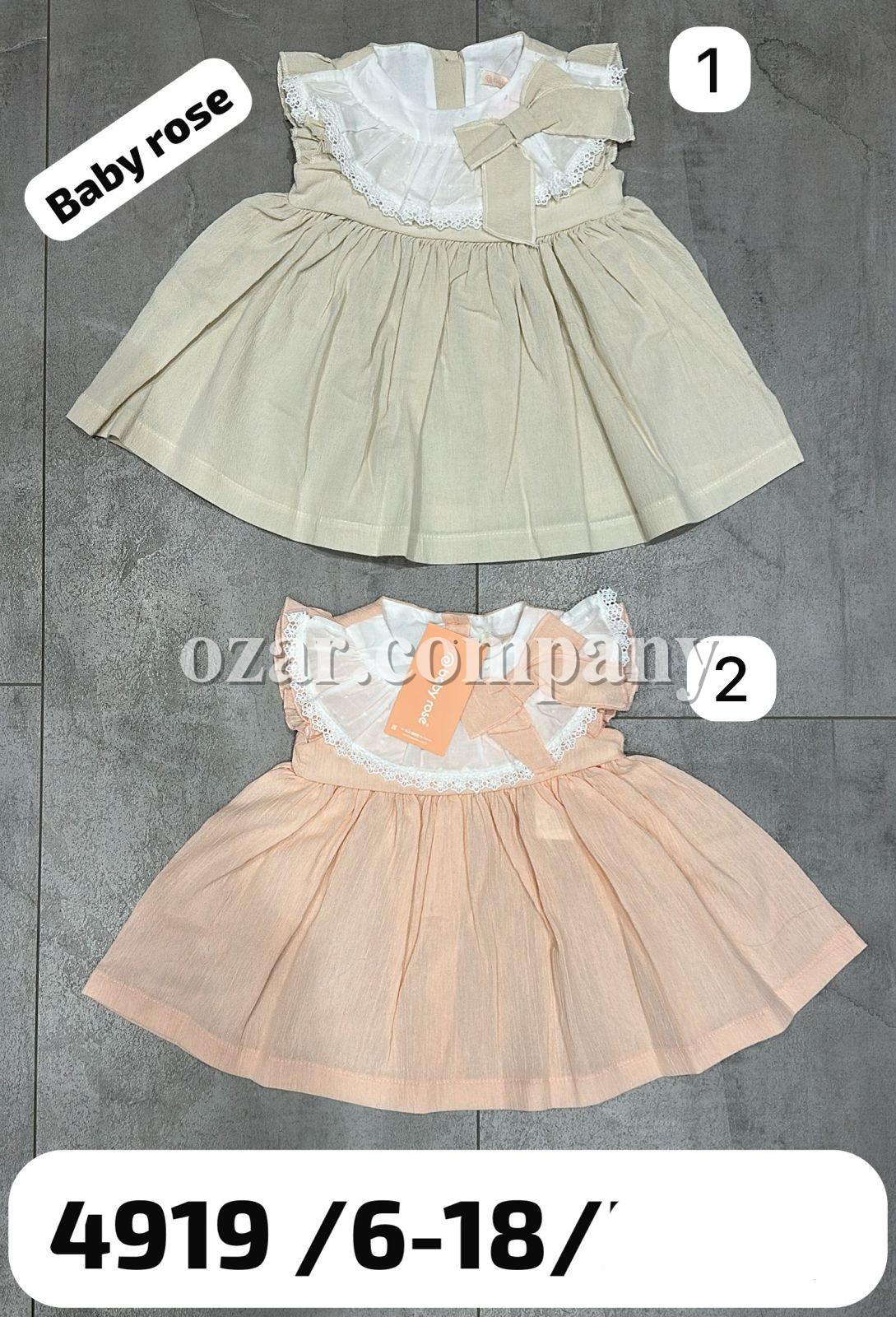 Платье Для Девочки Baby Rose (6-9-12-18мес.)