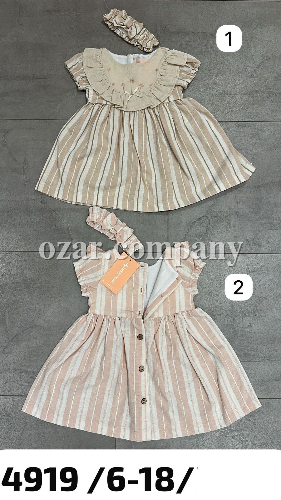 Платье Для Девочки Baby Rose (6-9-12-18мес.)