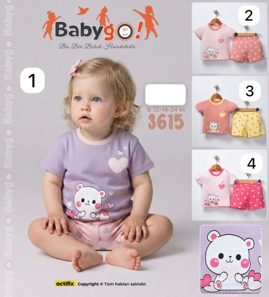 Костюм Для Девочки Babygo (6-12-18-24мес.)