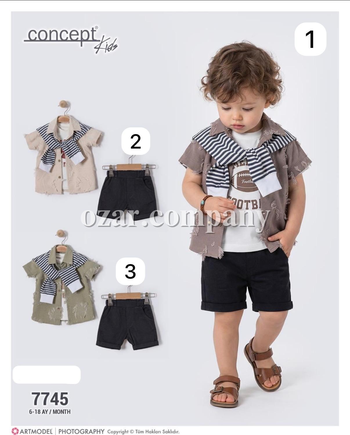 Костюм Тройка Для Мальчика Concept (6-9-12-18мес.)