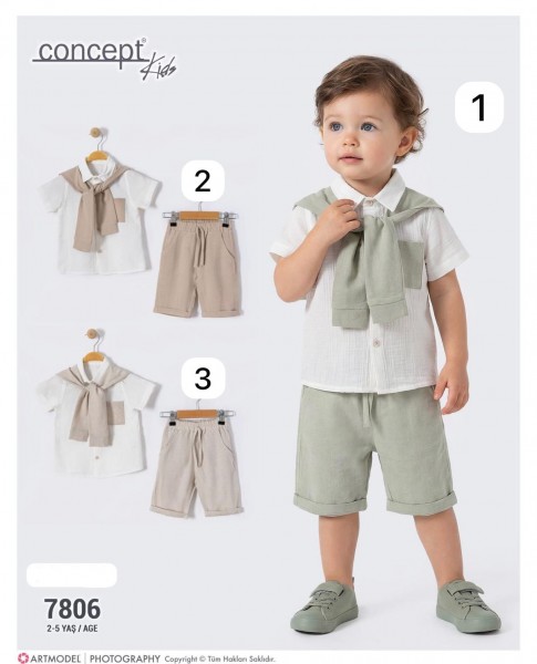 Костюм Тройка Для Мальчика Concept (2-3-4-5лет)