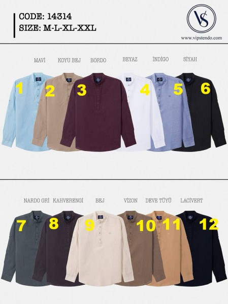 Мужская Рубашка Vip Stendo