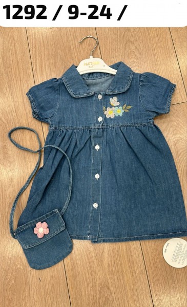 Джинсовое Платье Для Девочки Partner (9-12-18-24мес.)