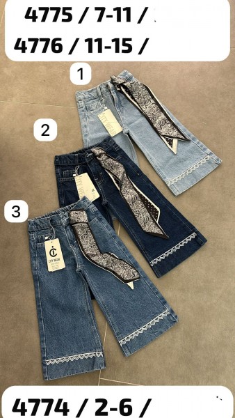 Джинсы Для Девочки City Wear (2-3-4-5-6лет) 