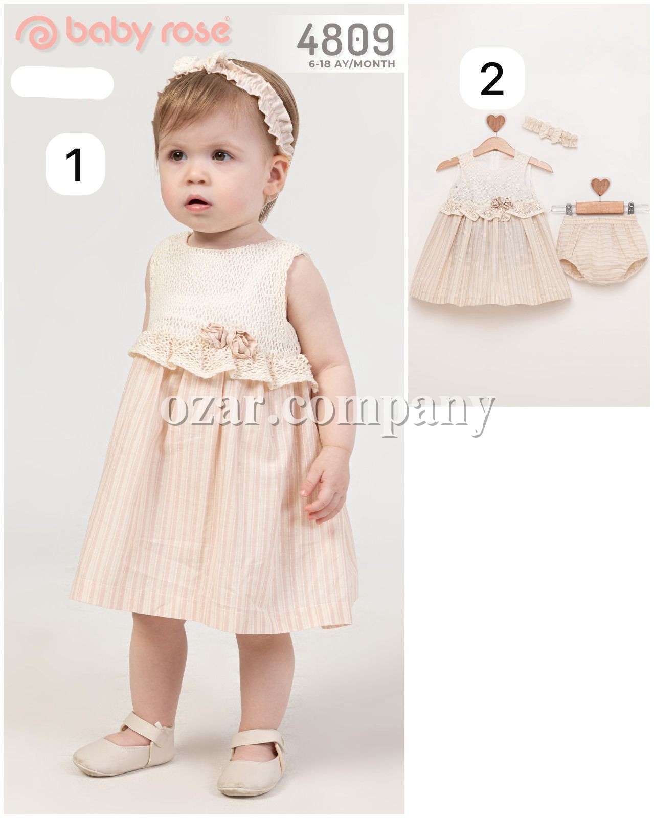 Платье Для Девочки Baby Rose (6-9-12-18мес.)