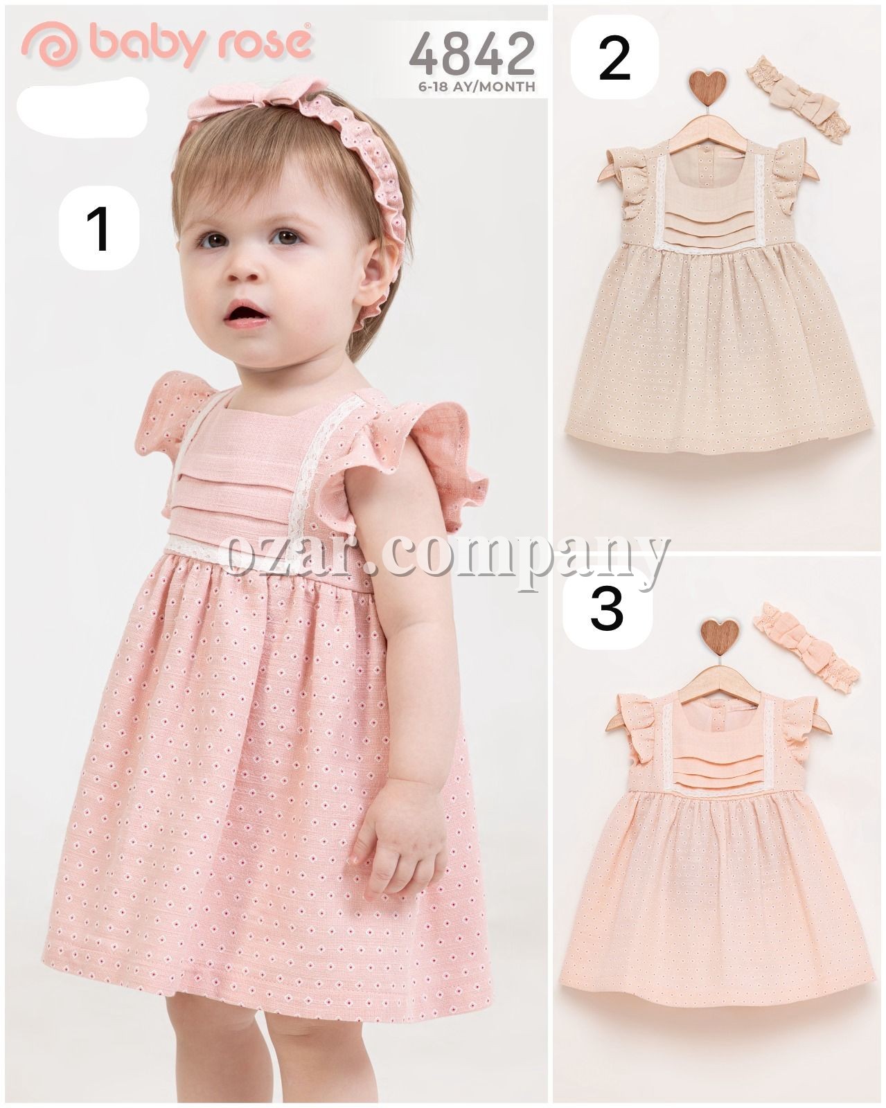 Платье Для Девочки Baby Rose (6-9-12-18мес.)