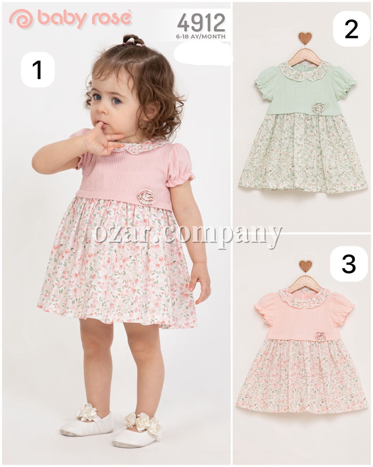 Платье Для Девочки Baby Rose (6-9-12-18мес.)
