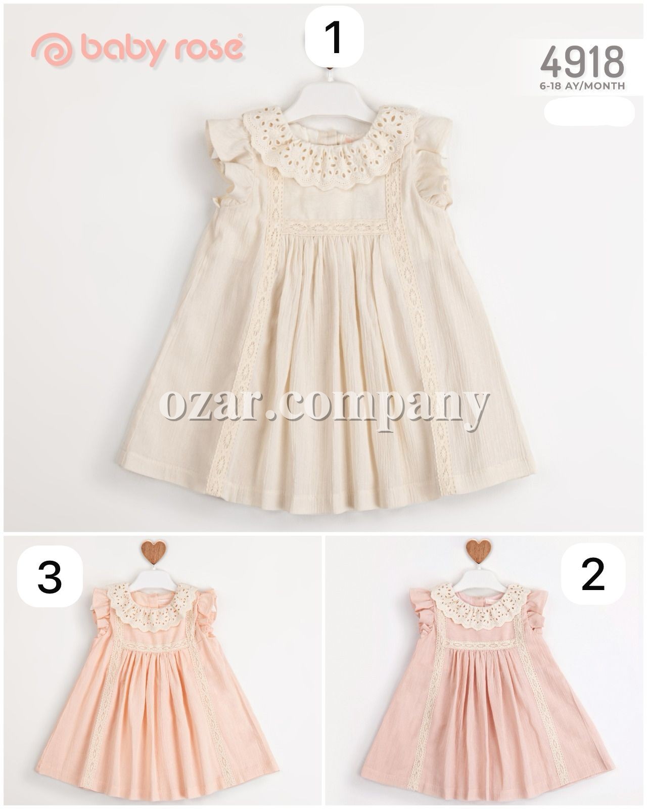 Платье Для Девочки Baby Rose (6-9-12-18мес.)