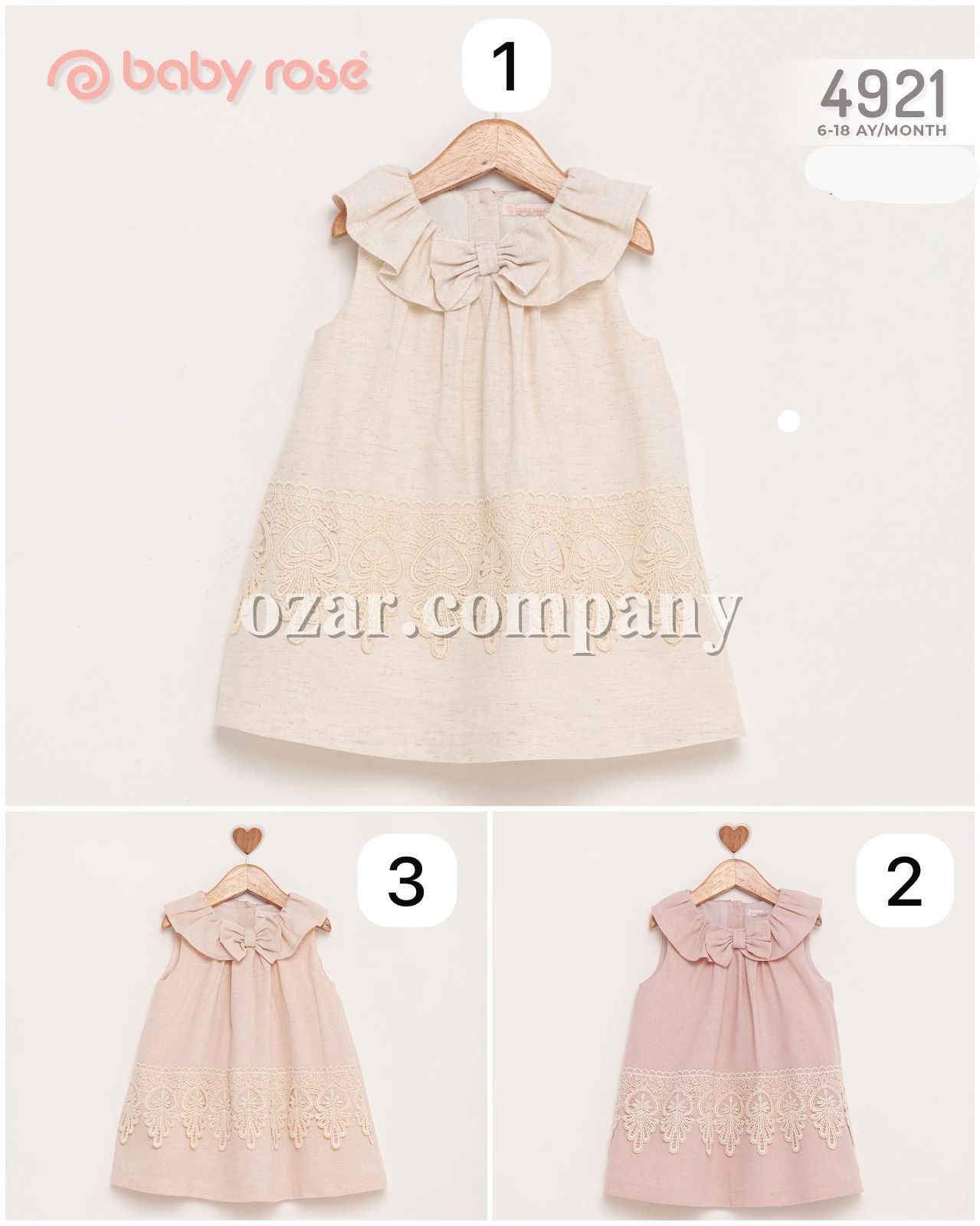 Платье Для Девочки Baby Rose (6-9-12-18мес.)