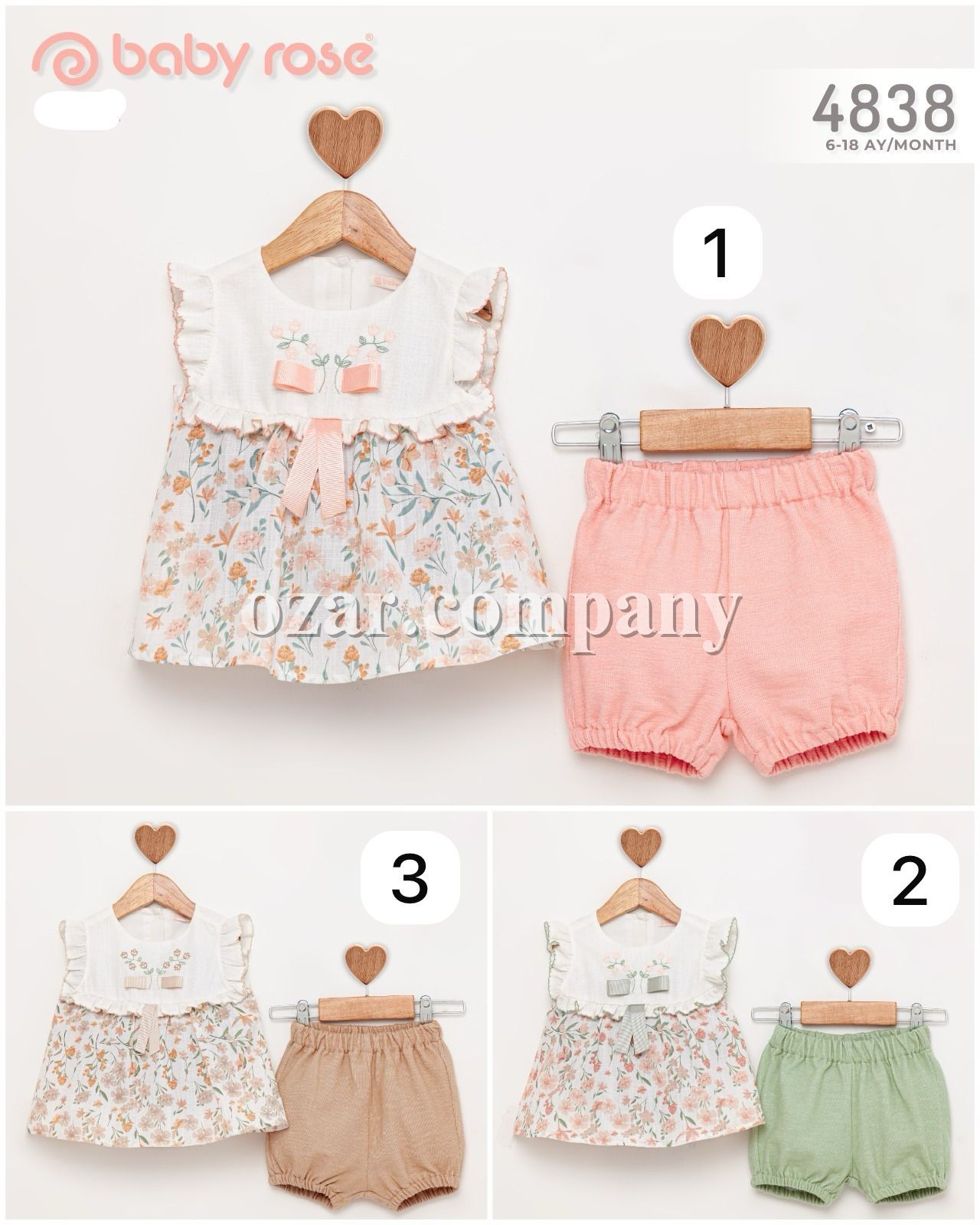 Костюм Для Девочки Baby Rose (6-9-12-18мес.)