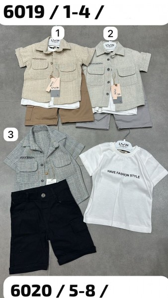 Костюм Тройка Для Мальчика Lavin (5-6-7-8лет) 