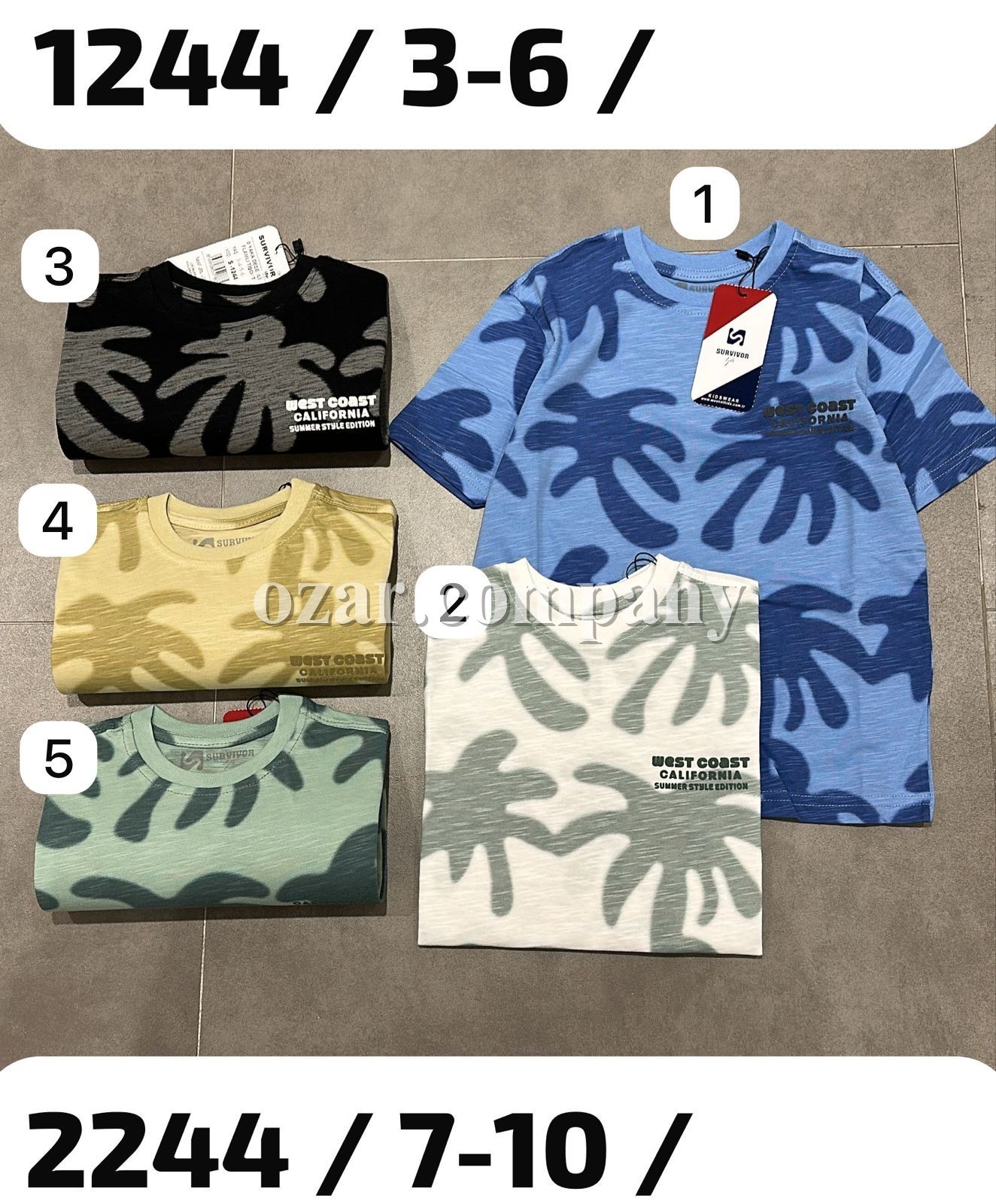 Футболка Для Мальчика Survivor (3-4-5-6лет)