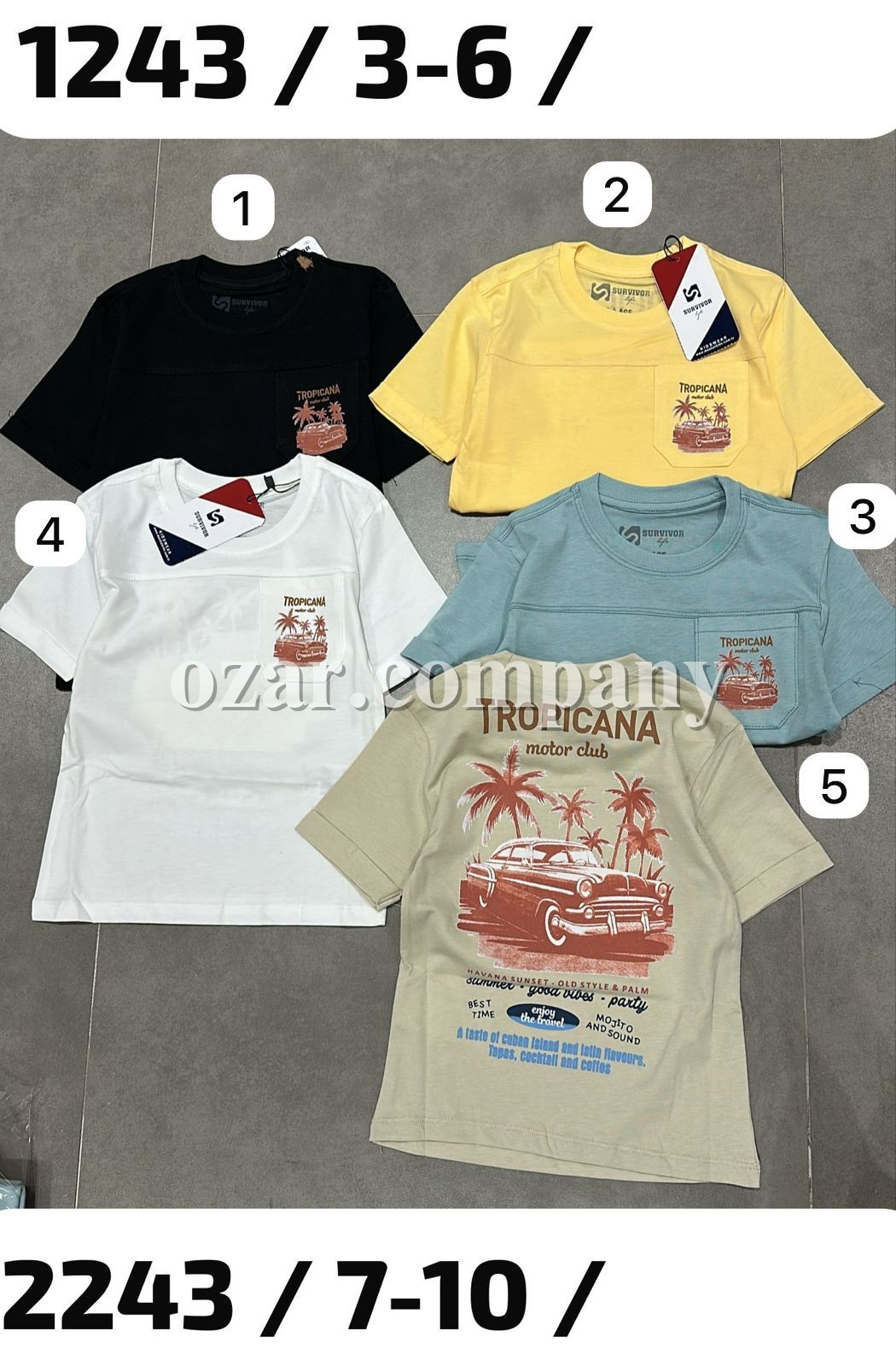 Футболка Для Мальчика Survivor (3-4-5-6лет)