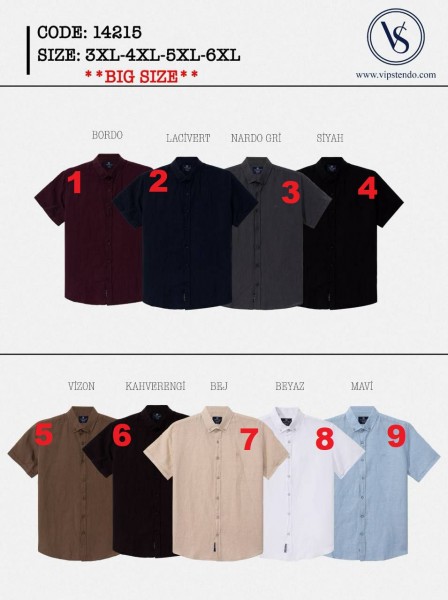 Мужская Рубашка Vip Stendo (Большие размеры)