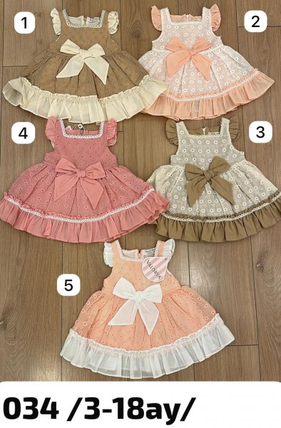 Платье Для Девочки Valorya (3-6/6-9/9-12/12-18мес.)