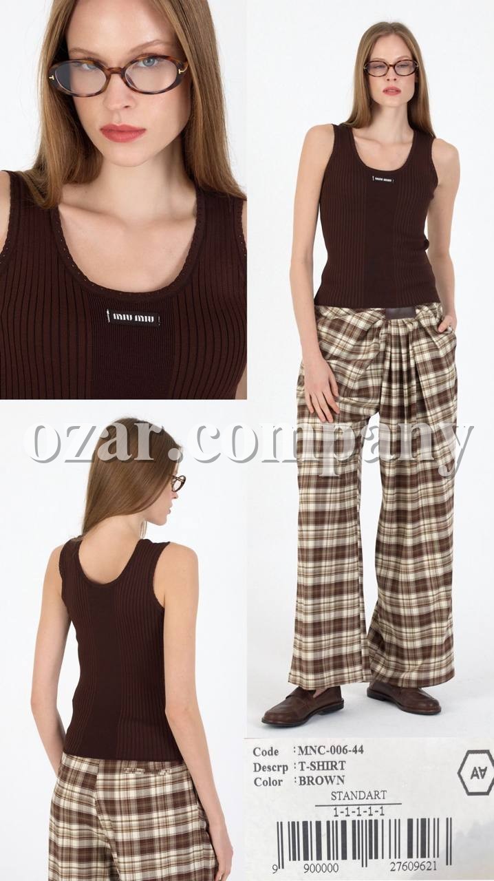 Женская Трикотажная Mайка A.M.N.