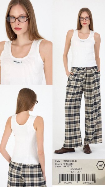 Женская Трикотажная Mайка A.M.N.