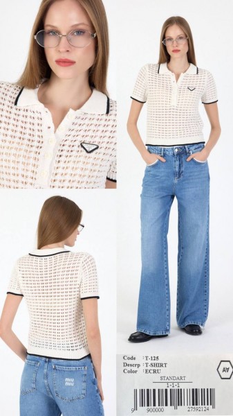 Женская Трикотажная Кофточка A.M.N.