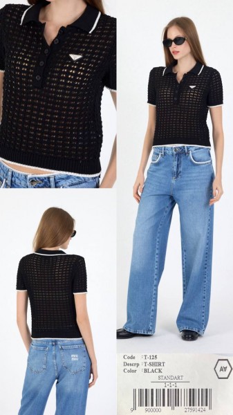 Женская Трикотажная Кофточка A.M.N.