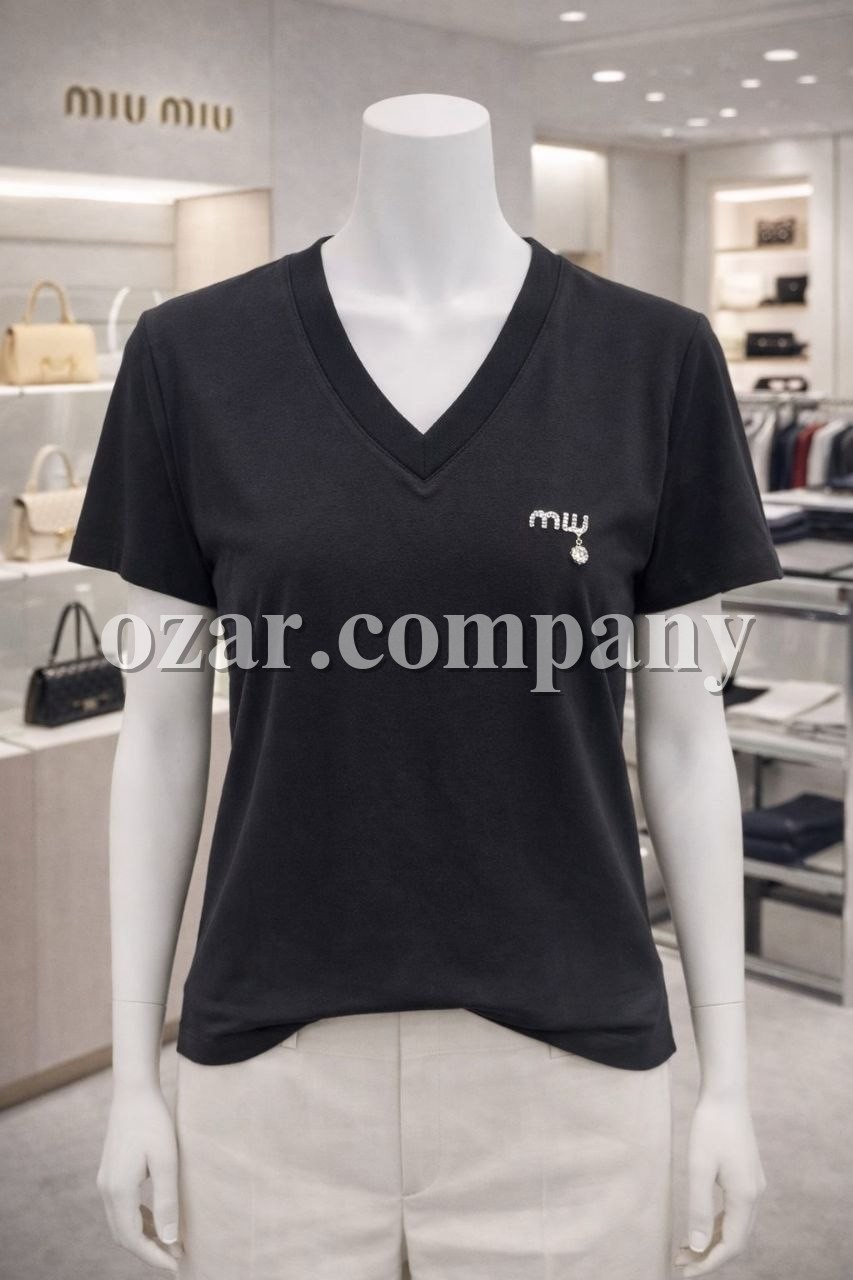 Женская Футболка Miu Miu