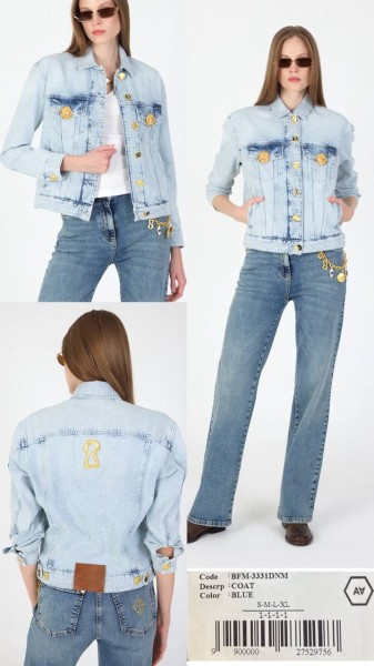 Женский Джинсовый Жакет A.M.N.