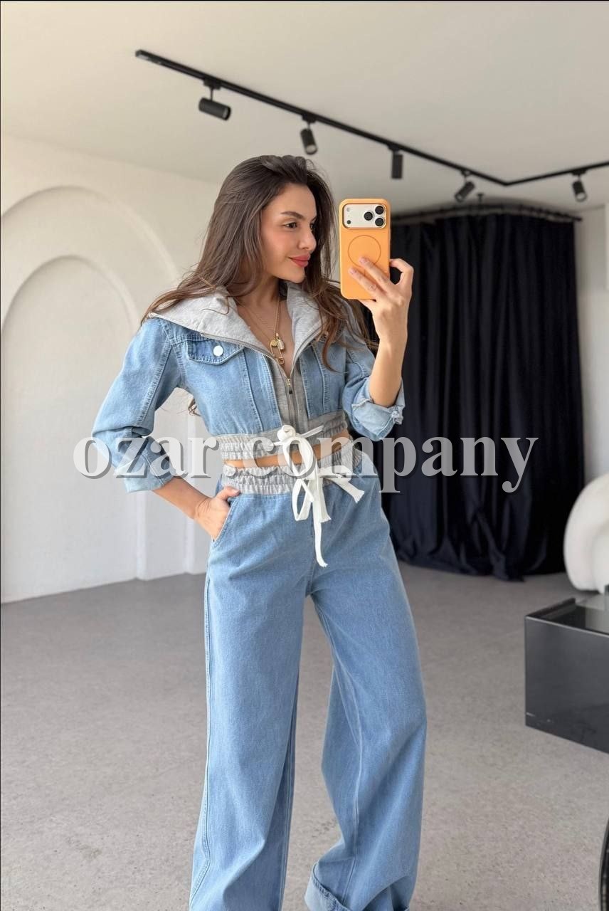 Женский Джинсовый Костюм Sote