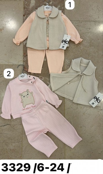 Костюм Тройка Для Девочки Elci (6-9/9-12/12-18/18-24мес.)