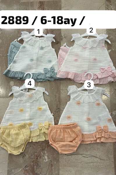 Муслиновый Костюм Для Девочки Carmin Baby (6-9-12-18мес.)