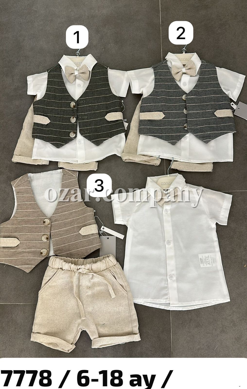 Костюм Тройка Для Мальчика Concept (6-9-12-18мес.)