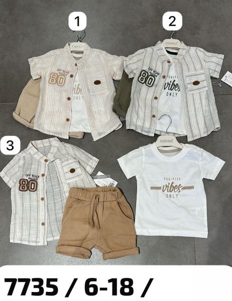 Костюм Тройка Для Мальчика Concept (6-9-12-18мес.)