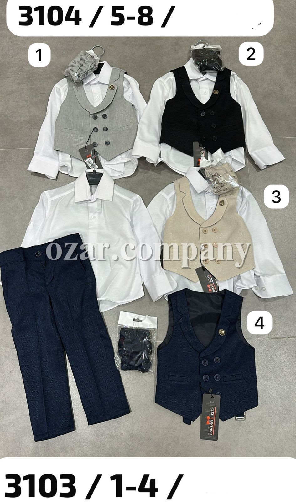 Костюм Тройка Для Мальчика Carinos Kids (1-2-3-4лет) 